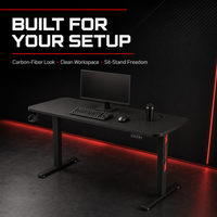 Bureau électrique réglable en hauteur AOR, petit bureau assis-debout, bureau d'ordinateur pour télétravail, moteur simple, vente en gros usine