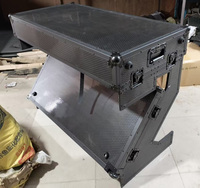Table de travail DJ portable Audio HCTABLE, 47,24 pouces de large, 30,12 pouces de hauteur, table de vol pour DJ, flight case