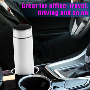 Gourde Connectée Thermos en Acier Inoxydable 500 ml avec Double Affichage Numérique LED, Excellente Performance <span class=keywords><strong>Thermique</strong></span>, Idéale pour Cadeaux d'Affaires - Product Image 4