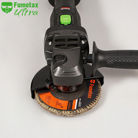 FUMETAX Mini Gerinda Sudut Profesional Industri Tanpa Kabel Bertenaga Baterai dengan Motor Brushless, Diameter Disc 115mm untuk Pengkondisian Permukaan Geser