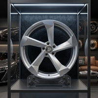 Jantes GUDE Wufu sur mesure à bords coupés avec design concave profond, 19, 20, 21, 22 pouces pour Audi RS4 RS5 RS6 Q7 Q8, Volkswagen Tiguan