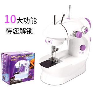 จักรเย็บผ้าขนาดเล็ก DZT/Dongzhe 100W กึ่งอัตโนมัติ สำหรับใช้ในบ้าน พร้อมด้ายคู่ และระบบควบคุมความเร็วสองระดับ - Product Image 2