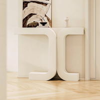 Table console en bois de style nordique armoire de porte Wabi-Sabi meubles d'entrée muraux pour la maison ou le salon de l'hôtel