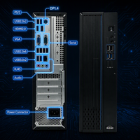 PC Kantor Xinchuang E700-ZD Zhaoxin dengan CPU 2.7GHz, BIOS Aman Domestik, Mendukung Kylin UOS, GPU & Penyimpanan yang Dapat Diperluas, Dapat Dikustomisasi