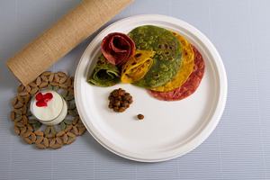 Platos Redondos Desechables de Bagazo de 6 Pulgadas, No Tóxicos, Aptos para Microondas, Resistentes al Calor, Naturales, Pequeños, para Niños y Comidas Diarias - Product Image 4