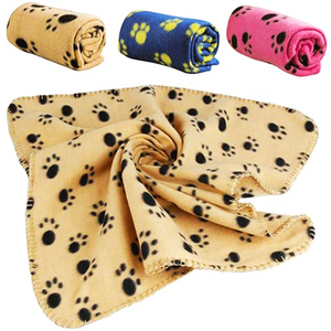 Chăn Mềm Ấm Cho Thú Cưng Dễ Thương In Chân Thú Cưng Chăn Ném Puppy Cat Chăn, Bền Và Có Thể Giặt Nhiều Màu - Product Image 3