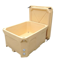 Produits de rotomoulage 660L Conteneur de pêche de haute qualité Poubelle à poisson isolée Bacs de transport de poisson vivant