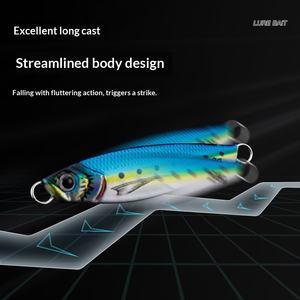 Leurre flottant imprimé en 3D à tir rapide, plaque métallique, appât bionique pour la pêche en <span class=keywords><strong>mer</strong></span> et en eau douce, pour le maquereau espagnol, 10g-60g - Product Image 4