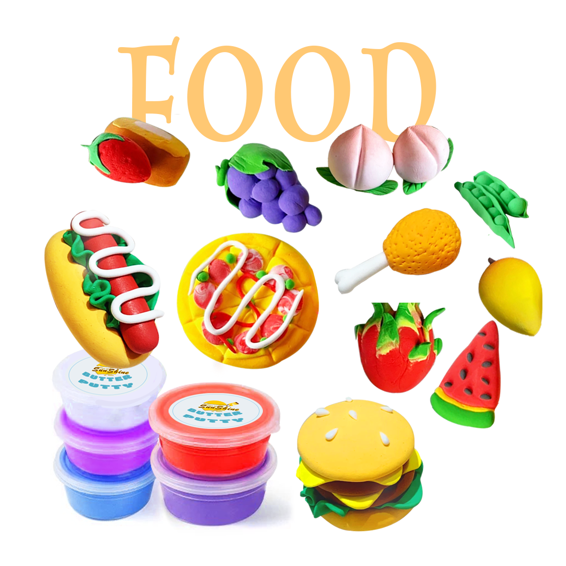 2022 глина из пенопласта на заказ, глина для игры в тесто, масляная шпатлевка, развивающие игрушки, глина для детей