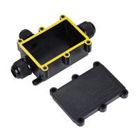 Boîtier de jonction étanche Greenway M686-3C 3 voies IP68 Connecteur PC Certifié ETL CE UKCA CB RoHS pour éclairage extérieur et sécurité solaire
