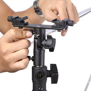 Double support Flash Speedlite avec support de parapluie pour <span class=keywords><strong>caméscope</strong></span> vidéo - Product Image 5