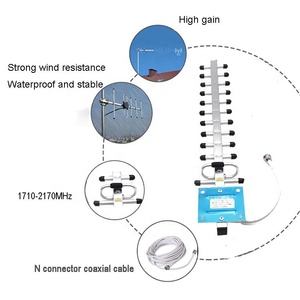 Antena Yagi Direccional de Alta Ganancia de 15dbi para Exteriores, Conector N Macho, 1710Hz 2170MHz, con Cable RG58 de 2 Metros - Product Image 6