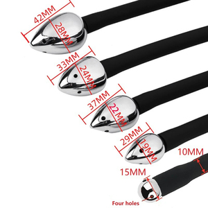 Siliconen Mondstuk Klysma-Metalen Waterdruppel Kop Douche Buis - Product Image 3