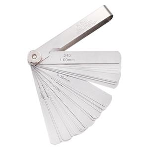 Thép Không Gỉ Feeler Đo Phổ Metric Bù Đắp Van Đo Độ Dày 32-Mảnh Công Cụ Lưỡi Cho Đo Khoảng Cách Chiều Rộng/độ Dày - Product Image 4