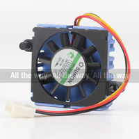 Kipas Pendingin Sunon 5V 24V 48V DC 12V 0.9W AC EC 2016 20X20X16MM 2CM Asli Baru untuk Chip Motherboard Kartu Grafis 3-kabel 124010VM-8