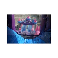 Estructura Inflable de 29 pies de Estilo Medieval para Exteriores, Material de PVC, Uso Comercial y Doméstico