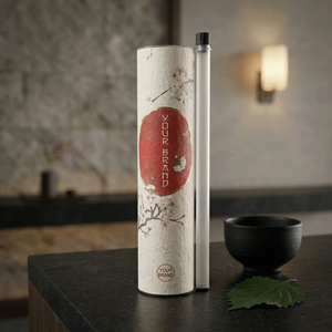 บรรจุภัณฑ์ซูชิแบบใช้แล้วทิ้ง ทำจากกระดาษคราฟท์รักษ์โลก รูปทรงหลอดดันขึ้น ป้องกันการรั่วซึม สำหรับใส่ซูชิแบบม้วน - Product Image 4