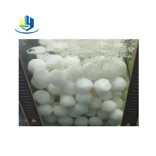 China Manufacturer 30-50mm Fish Tank Aquarium Bio Balls Nitrifying Bacteria Biological Ball Filter Media