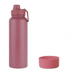 Botella de agua de acero inoxidable para deportes al aire libre con soporte magnético para teléfono, logotipo grabado con láser personalizado, botella de agua, taza de viaje - Product Image 3