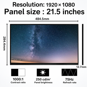 หน้าจอแสดงผล LCD ขนาด 21.5 นิ้ว สำหรับจอภาพอุตสาหกรรม PLC รุ่น LM215WF9-SSA1 MV215FHM-N40 LM215WF9-SSB1 M215HCA-L5Z - Product Image 1