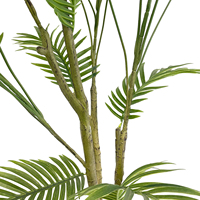 Palmier artificiel en plastique durable, vert émeraude, 140 cm, résistant aux UV, écologique et léger, idéal pour les bureaux et salles de réunion (vente en gros)