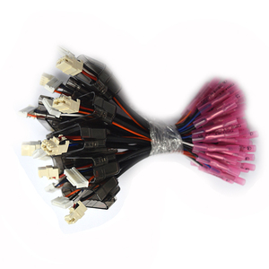 Arnés de cableado de conector JST de 2 pines hecho en fábrica y conjunto de cables PVC/Nailon/PTFE para uso electrónico - Product Image 1