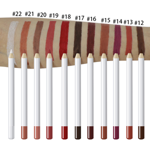 Vente en gros <span class=keywords><strong>Crayon</strong></span> <span class=keywords><strong>à</strong></span> <span class=keywords><strong>lèvres</strong></span> <span class=keywords><strong>bio</strong></span> végan <span class=keywords><strong>Crayon</strong></span> blanc et marron foncé avec logo personnalisé Marque privée imperméable - Product Image 6