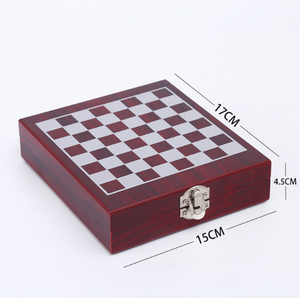 Juego de abridor de botellas de vino, herramientas creativas, sacacorchos con caja de madera cuadrada de ajedrez - Product Image 6