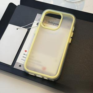 เคสใสกันกระแทก 3-in-1 ลายขอบสีสันสดใส สำหรับ iPhone 16 Pro Max, iPhone 15, iPhone 14 และ iPhone 17 - Product Image 2