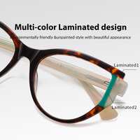 Montures de lunettes optiques de luxe italiennes en acétate de haute qualité, certifiées CE, pour la lecture