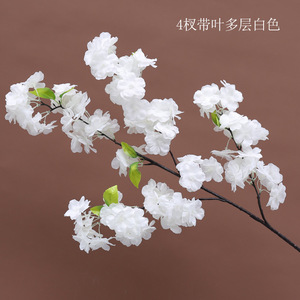 RK196 Nouvelle Décoration Florale Artisanale de Mariage en Fleurs de Cerisier Artificielles, Haute Qualité, Prix Abordable, Vente Chaude Directe Usine - Product Image 6