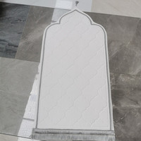 Tapis de prière musulman de bonne qualité tapis de prière noir et épais pour la cuisine salon utilisation