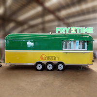 Food Truck avec Cuisine Complète, Friteuse, Cuiseurs Vapeur, Remorque Mobile pour Boissons, Chariot Bar à Cocktails à Vendre