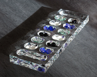 RAY YI - Ornement en acrylique transparent de luxe sur mesure en gros - Jeu de Mancala