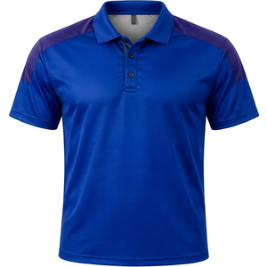 Custom <b>Royal</b> <b>Blue</b> Mens Athletic for <b>Shirt</b> Heat-Transfer Printed Breathable Knitted Short Sleeve Quick Dry Sportswear Team Golf - Product Image 1