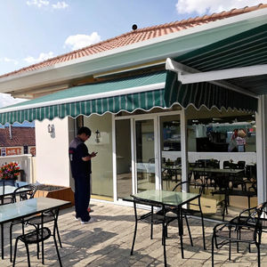<span class=keywords><strong>Toldo</strong></span> Retráctil Motorizado Eléctrico de Aluminio Impermeable <span class=keywords><strong>para</strong></span> Exteriores, Patio, Balcón, Jardín, Terraza, Brazo Plegable, <span class=keywords><strong>para</strong></span> Hogar, Hotel, Cafetería - Product Image 3