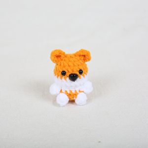 Portachiavi in maglia a forma di coniglietto e <span class=keywords><strong>orsetto</strong></span>, fatti a mano all'uncinetto, regali creativi e dolci per zaini e borse - Product Image 6