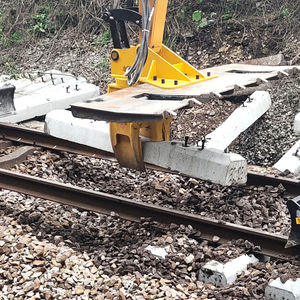 Excavadora ferroviaria <span class=keywords><strong>Sleeper</strong></span> <span class=keywords><strong>Grab</strong></span> Grapple Lastre Excavadora hidráulica Equipo de mantenimiento de vías para mantenimiento de vías ferroviarias - Product Image 6