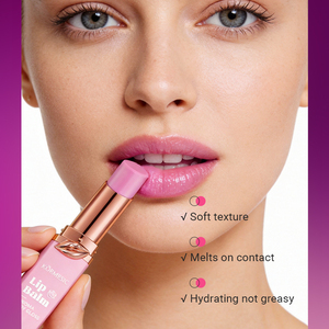 KORMESIC Private Label 4g Korean Rose Fruit Warming <b>Lip</b> Balm Color-changing Chrome Shiny Gloss Vitamin E Lightweight Non-greasy - Product Image 2