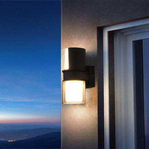 Applique murale LED extérieure double tête rotative étanche, projecteur haut/bas pour cour, balcon, villa - Product Image 2