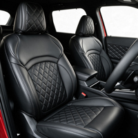 Housses de siège de voiture universelles en cuir imperméable, ensemble complet pour 5 sièges, protection de siège auto de luxe personnalisée pour la plupart des SUV, berlines et camions