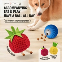 Balle Jouet Électrique pour Chiens, Créative, Durable, Résistante aux Morsures, Rechargeable par USB, Style Puzzle, Anti-Stress Parfait, pour Repas Manquants