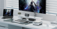 Mini PC Intel Core Ultra 5 Ultra 7 125H 155H con IA, Wifi 6, BT5.2, DDR5 32GB, SSD de 1TB, USB4.0, 2 LAN, Mini PC para Juegos con Thunderbolt 3.0