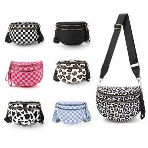 Ceinture de sport de course à pied en nylon personnalisée pour l'extérieur, yoga, stockage, impression par sublimation, ceinture de fitness, sac banane, sac de taille pour femmes - Product Image 2