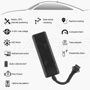 DAGPS Tk205 Motorcycle Car Tracking Device Mini Small Size Gps tracker J16 with Stop Engine Free Lifetime Free <strong>Use</strong> <strong>App</strong> - Product Image 3