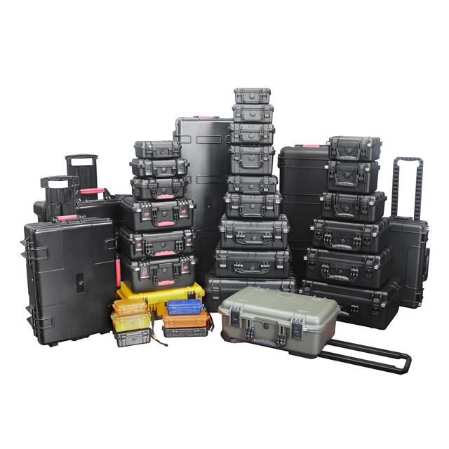 ABS Material IP67 Waterproof Hard Carry Case Customizable OEM Plastic Tool & Equipment Protective Storage Case
