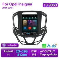 Autoradio à écran vertical Qled Android 14 9.7 "pour Opel Insignia Buick Lacrosse Regal Auto GPS Stereo Multimedia Player avec 4G