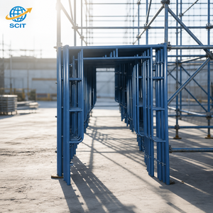 SC Middle East Set di Telai per Ponteggi Tubolari in Metallo Verniciato Tipo Standard Italiano <span class=keywords><strong>Spagnolo</strong></span> per Carichi Leggeri, Ponteggio a Telaio a H - Product Image 2