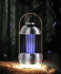 โคมไฟยูวีไฟฟ้าสำหรับแขวนแมลงกลางแจ้งแบบพกพา360 ° โคมไฟฆ่ายุงอิเล็กทรอนิกส์ - Product Image 5