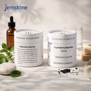 Emballage de tube en carton rigide écologique pour filtre de douche sur mesure, emballage de tube en papier pour cylindre de thé, bougie - Product Image 4